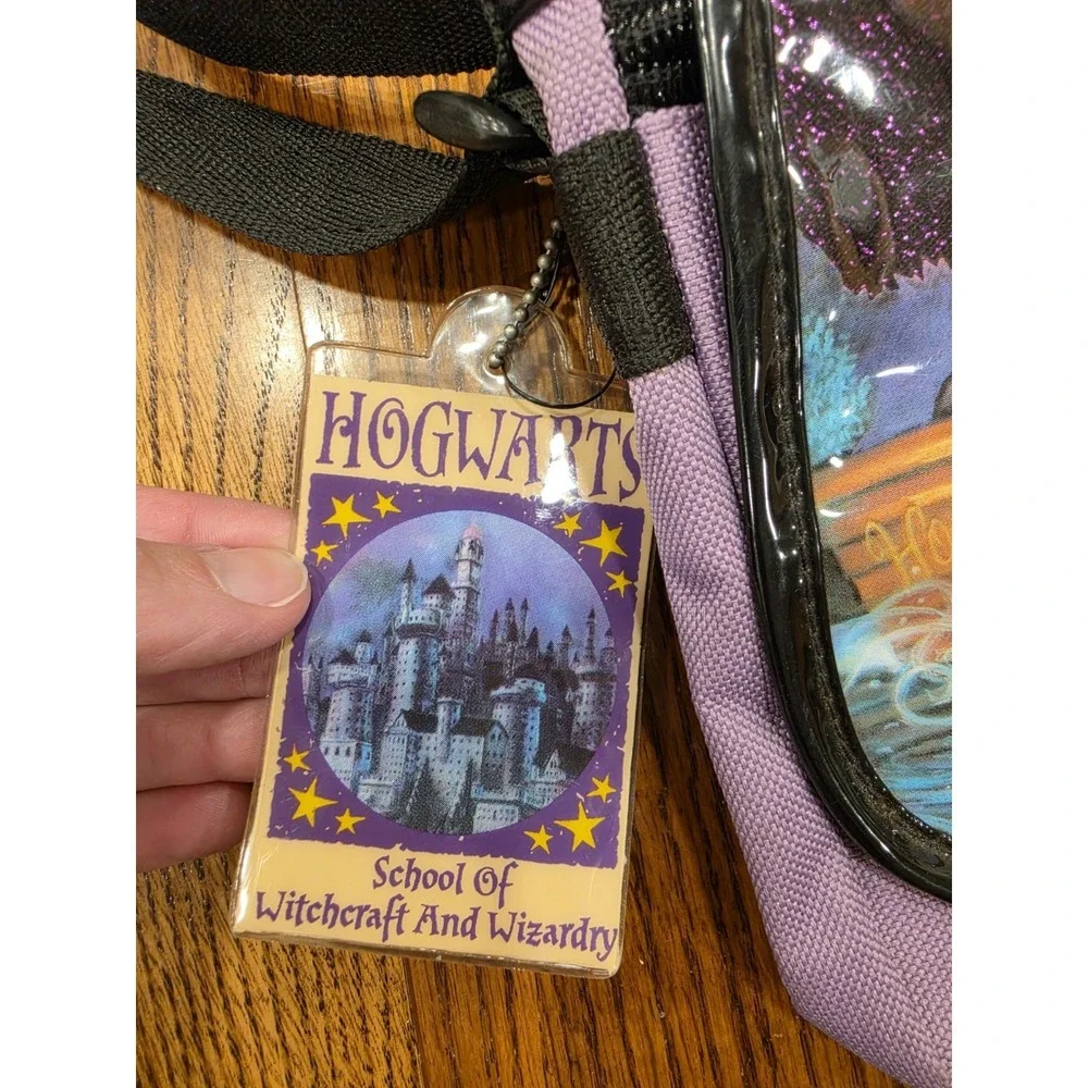 Vintage NWT Y2K Harry Potter Journey to Hogwarts Glitter Crossbody‎ Wizard